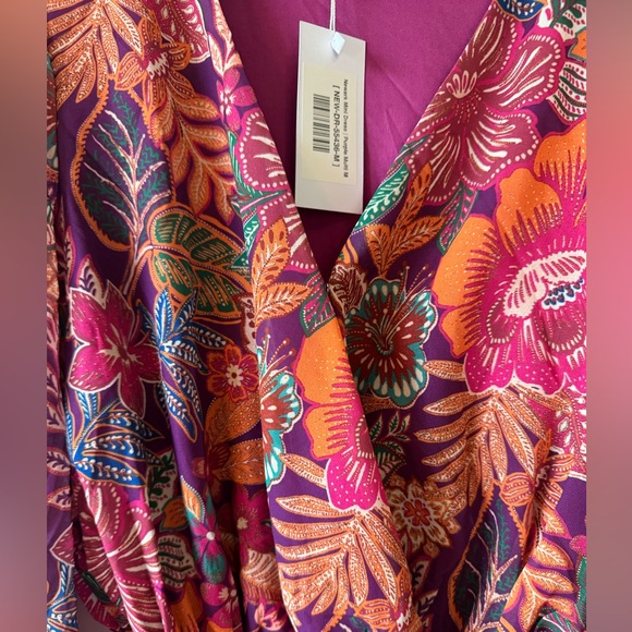 NWT BALTIC BORN Purple Floral “Newark” Mini Dress - Picture 7 of 14